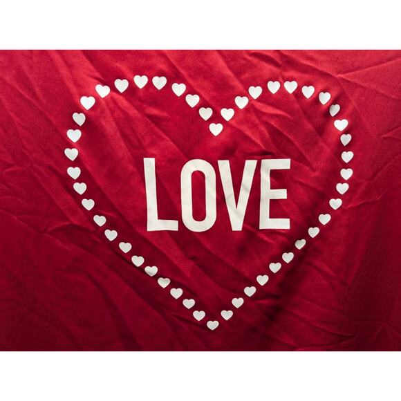 Victoria's Secret Red Valentine Love Cap Sleeve Short Robe One Size NWT MSRP $58 - Picture 5 of 11